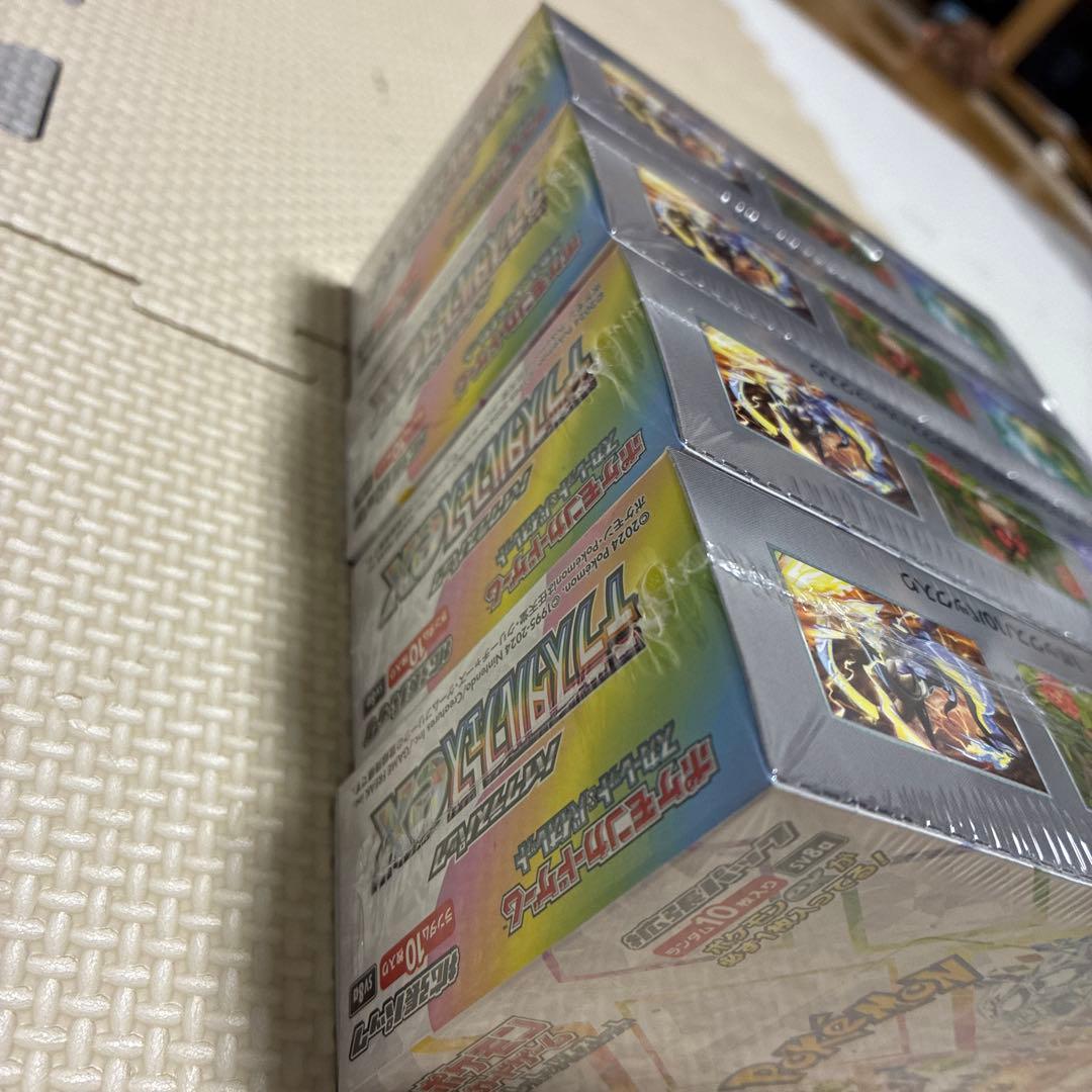 シュリンク付ポケモンカード　テラスタルフェスex 4boxセット