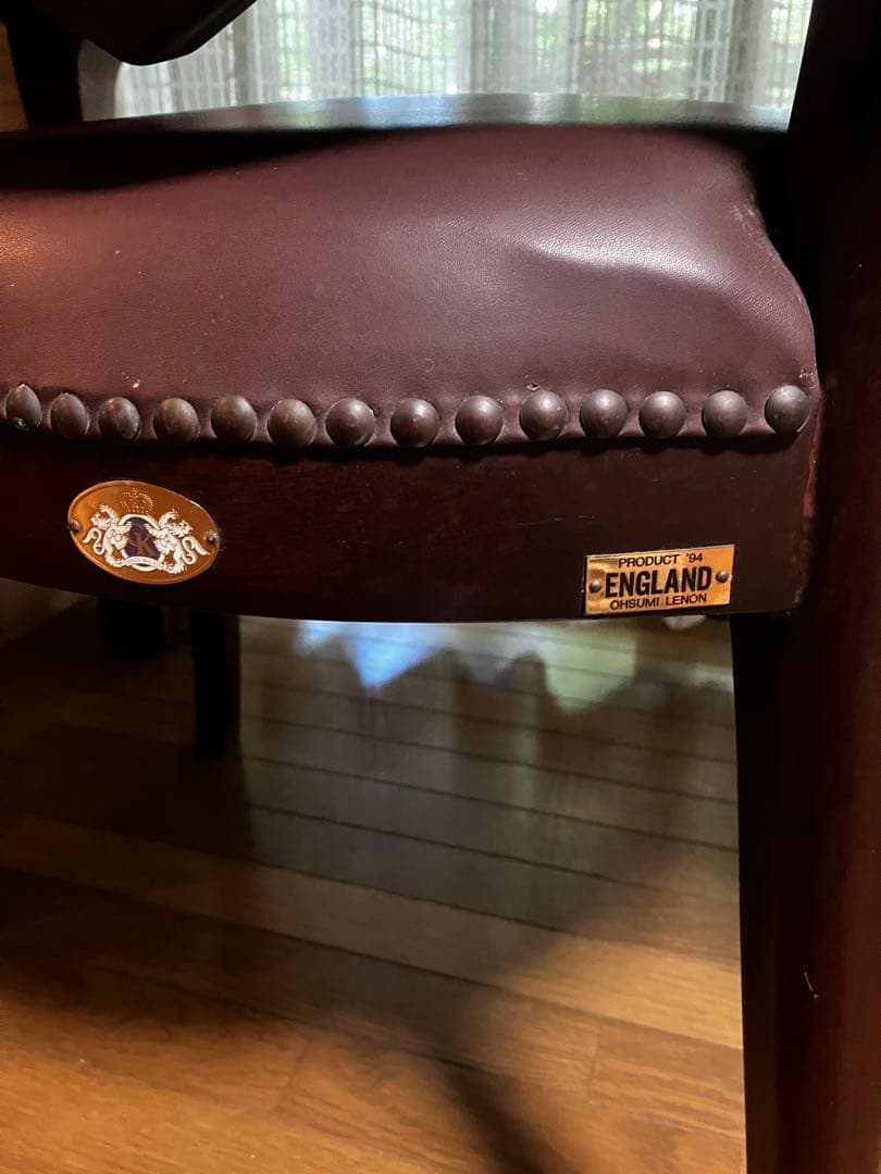 アンティークデスク プレート刻印有り逸品