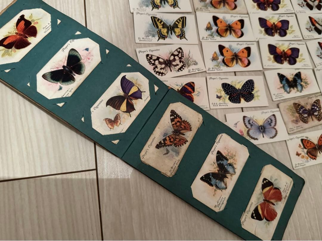 シガレットカード イギリス 蝶 ヴィンテージ