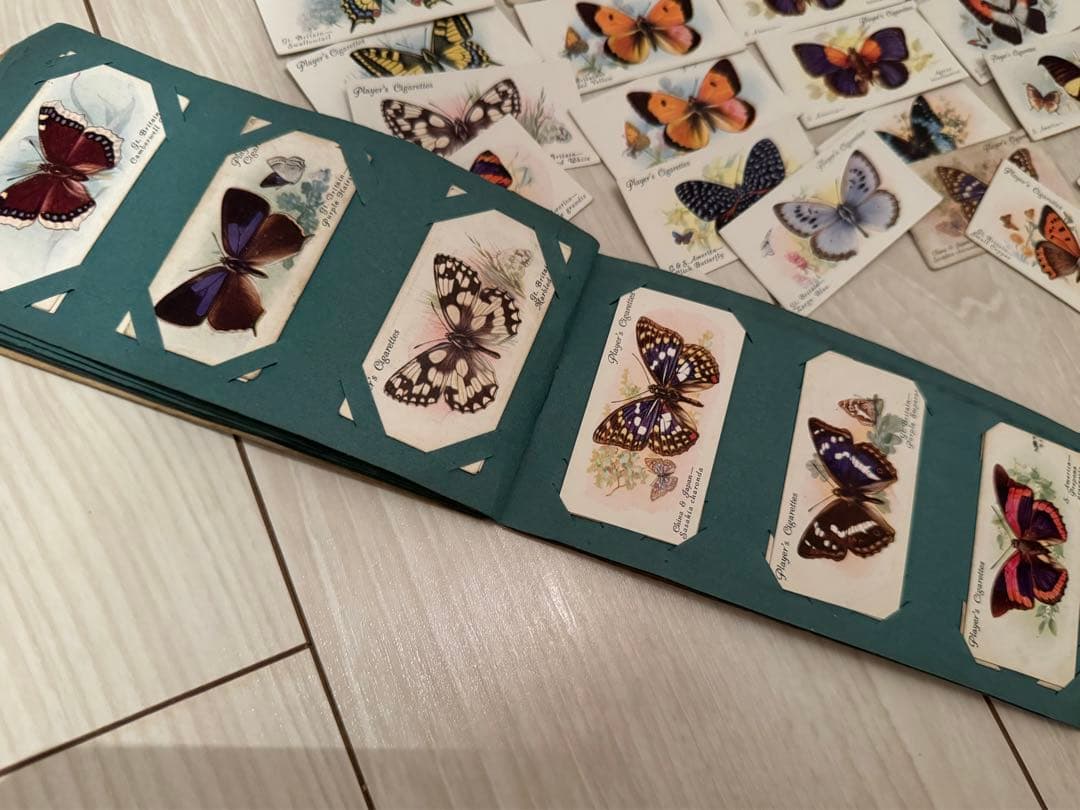シガレットカード イギリス 蝶 ヴィンテージ