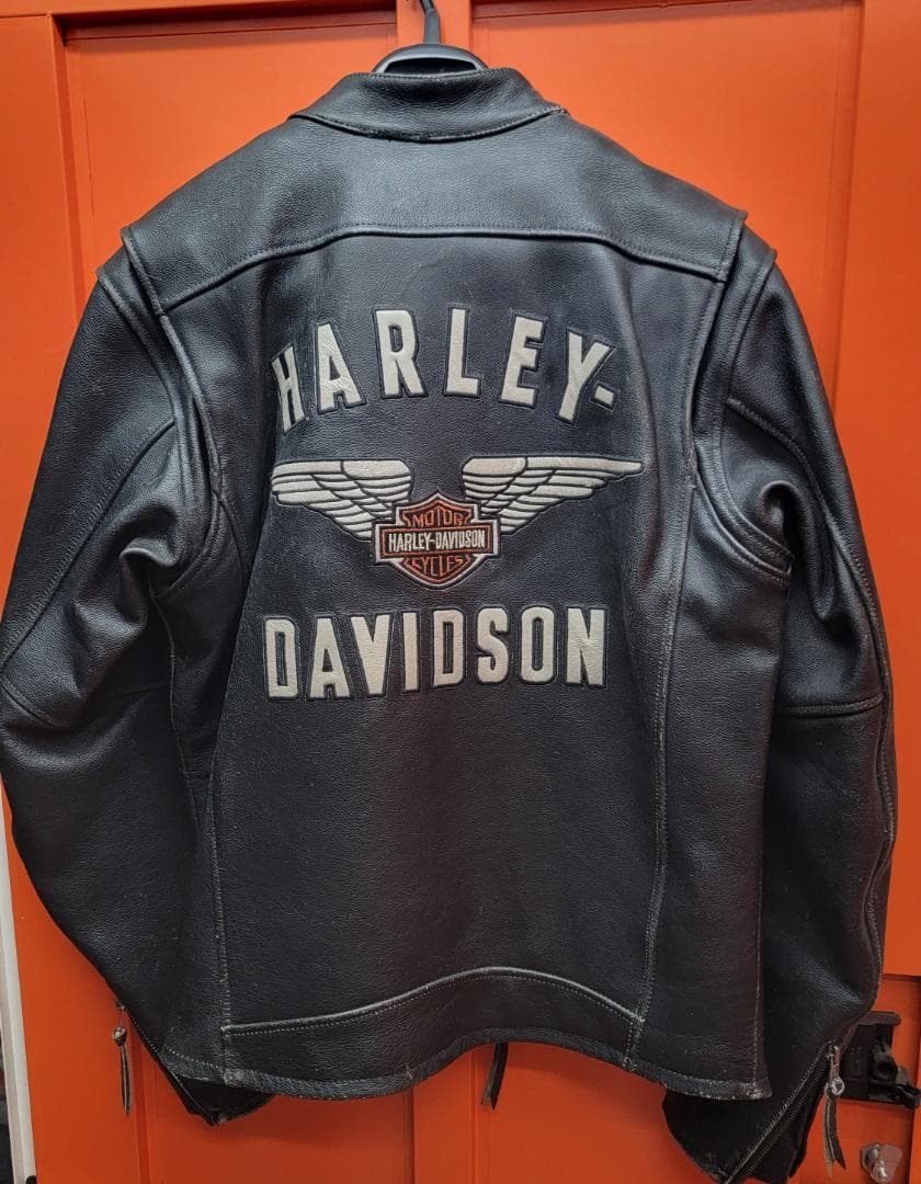 ☆HARLEY-DAVIDSON ハーレーダビッドソン レザージャケット牛革