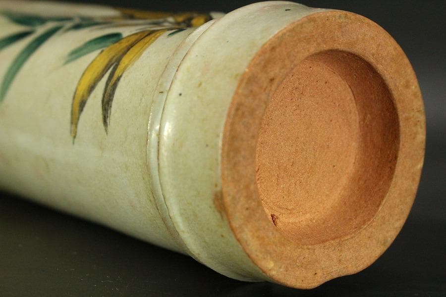 三浦竹軒 乾山写 竹掛花生 在銘 共箱(LC392)