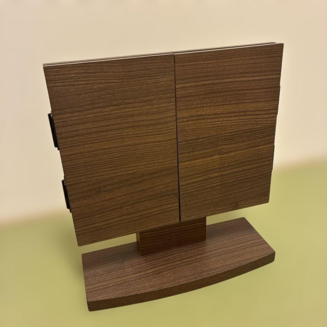 【値下げ】木製三面鏡 モダン　おしゃれ　送料込