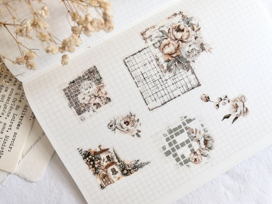 crea with gaby 海外マスキングテープ　マステ 【1974】