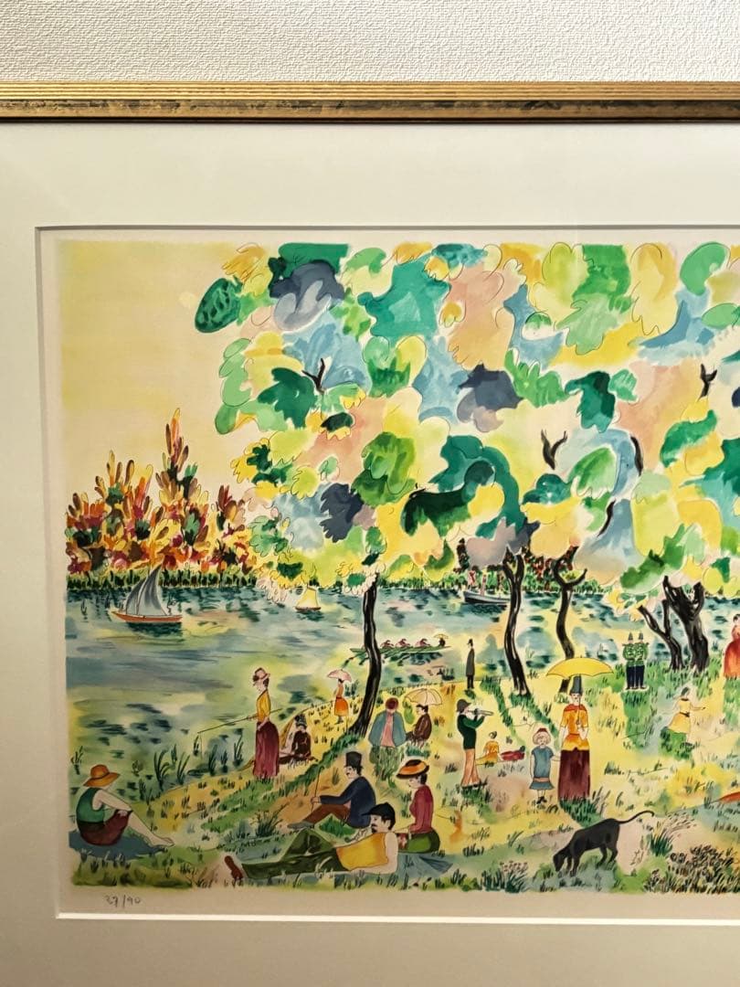 ミッシェル・ロブ　『初夏』　リトグラフ37/90/サイン付き