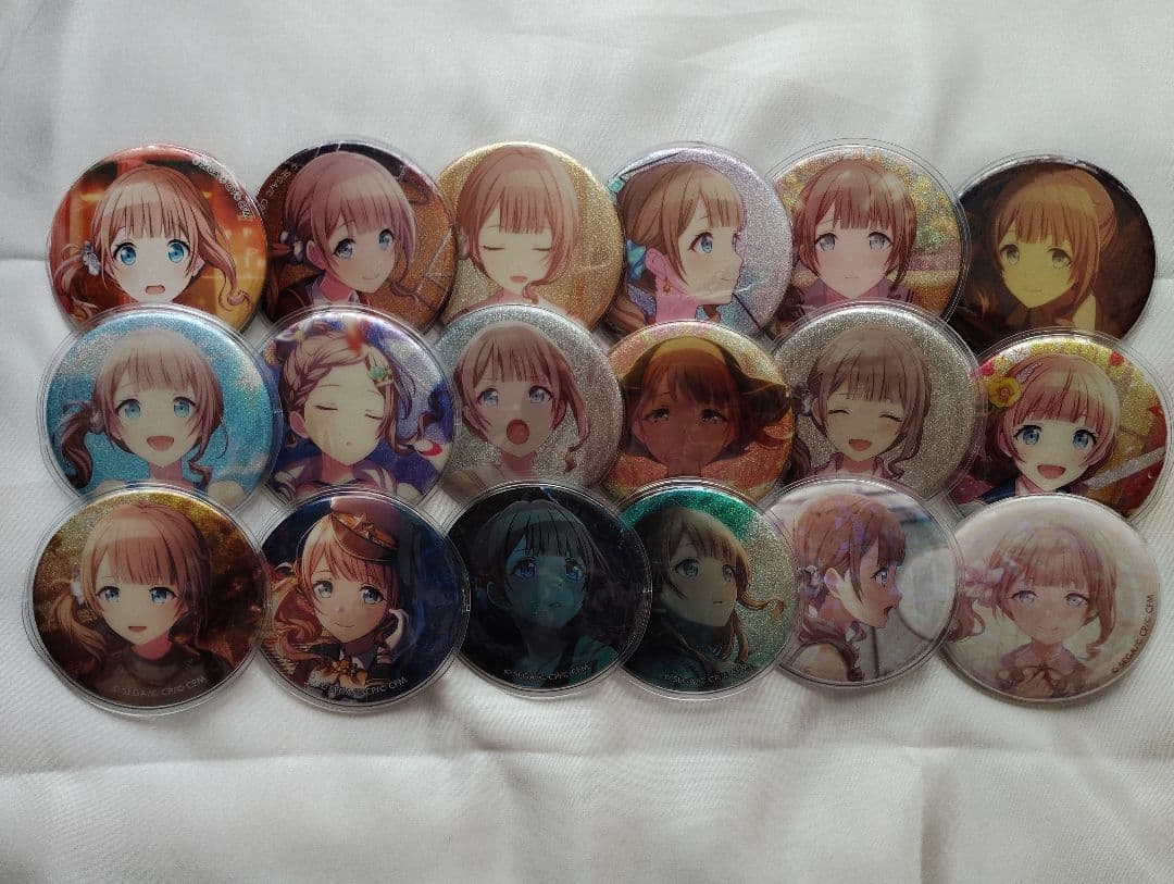プロセカ 望月穂波 缶バッジ まとめ売り 41個 グリ缶 フォログラム缶バッジ