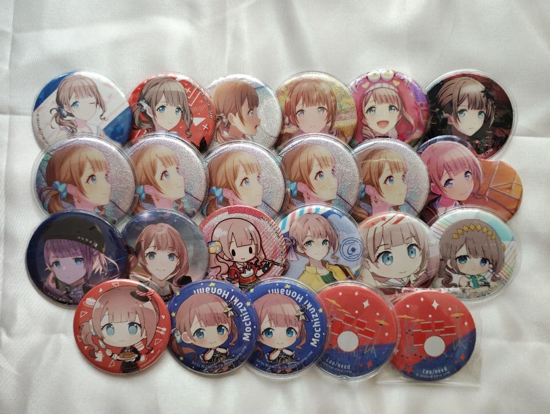 プロセカ 望月穂波 缶バッジ まとめ売り 41個 グリ缶 フォログラム缶バッジ