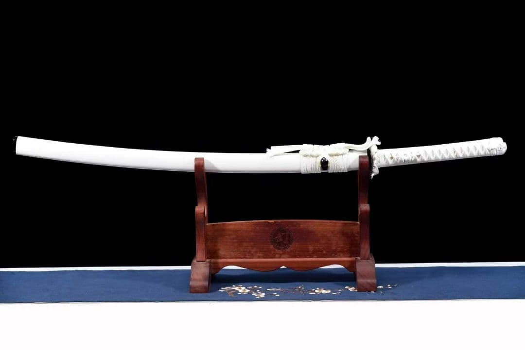 【白月魁】古兵器 刀装具 日本刀　模造刀 居合刀 武士道 鑑賞用 美術刀 贈り物