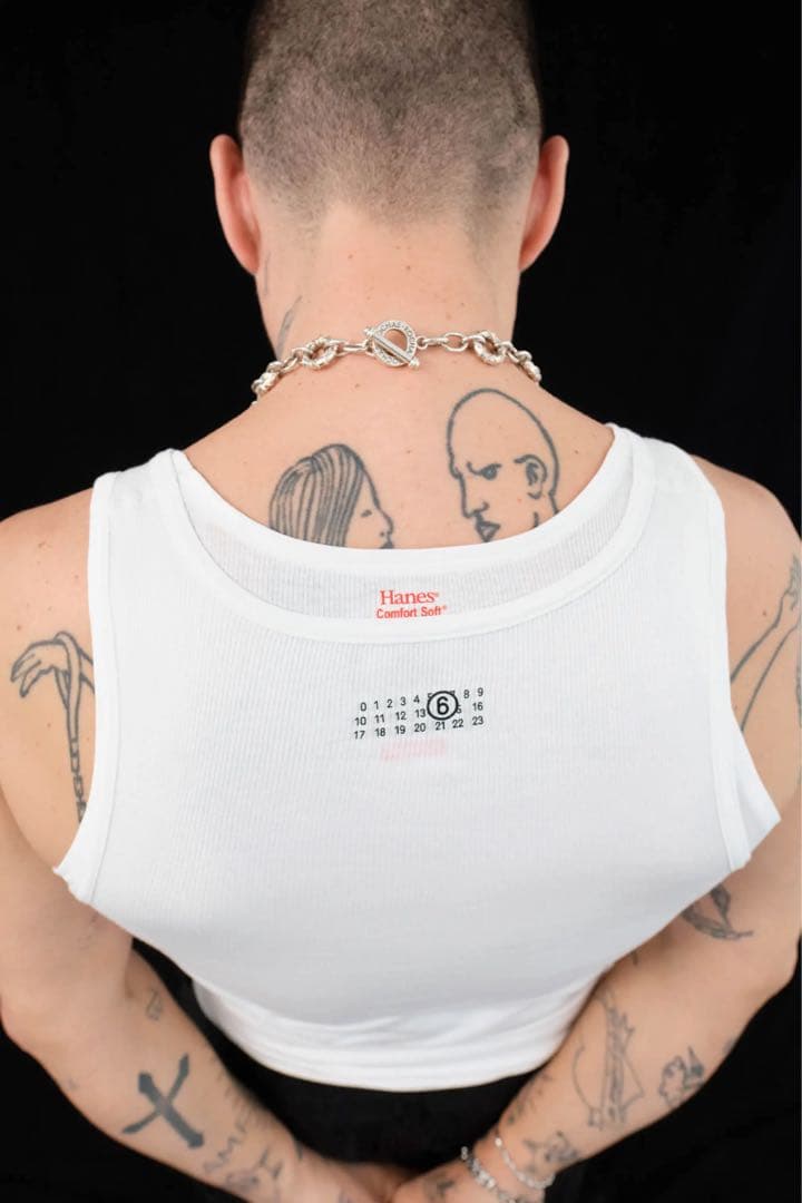 新品Supreme MM6 /Hanes Tagless Tank Top
