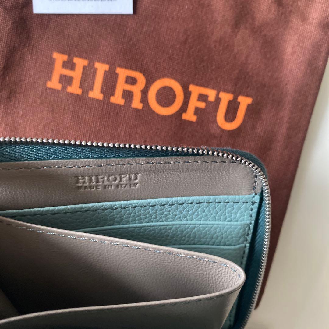 HIROFU ミントグリーン 二つ折り財布