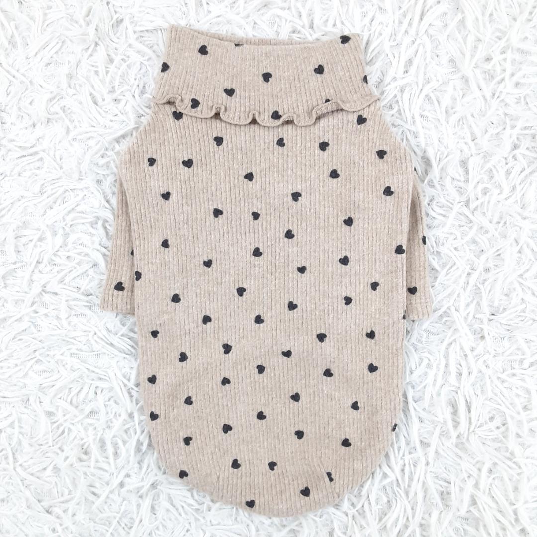 新品未使用タグ付◎monchéri モンシェリ ドッグウェア2枚セット ハート柄