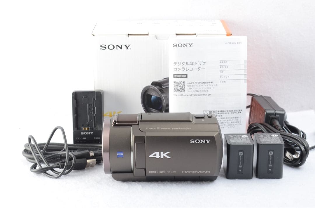 ■ 美品 ■ SONY FDR-AX45 【元箱 • 予備バッテリー付】