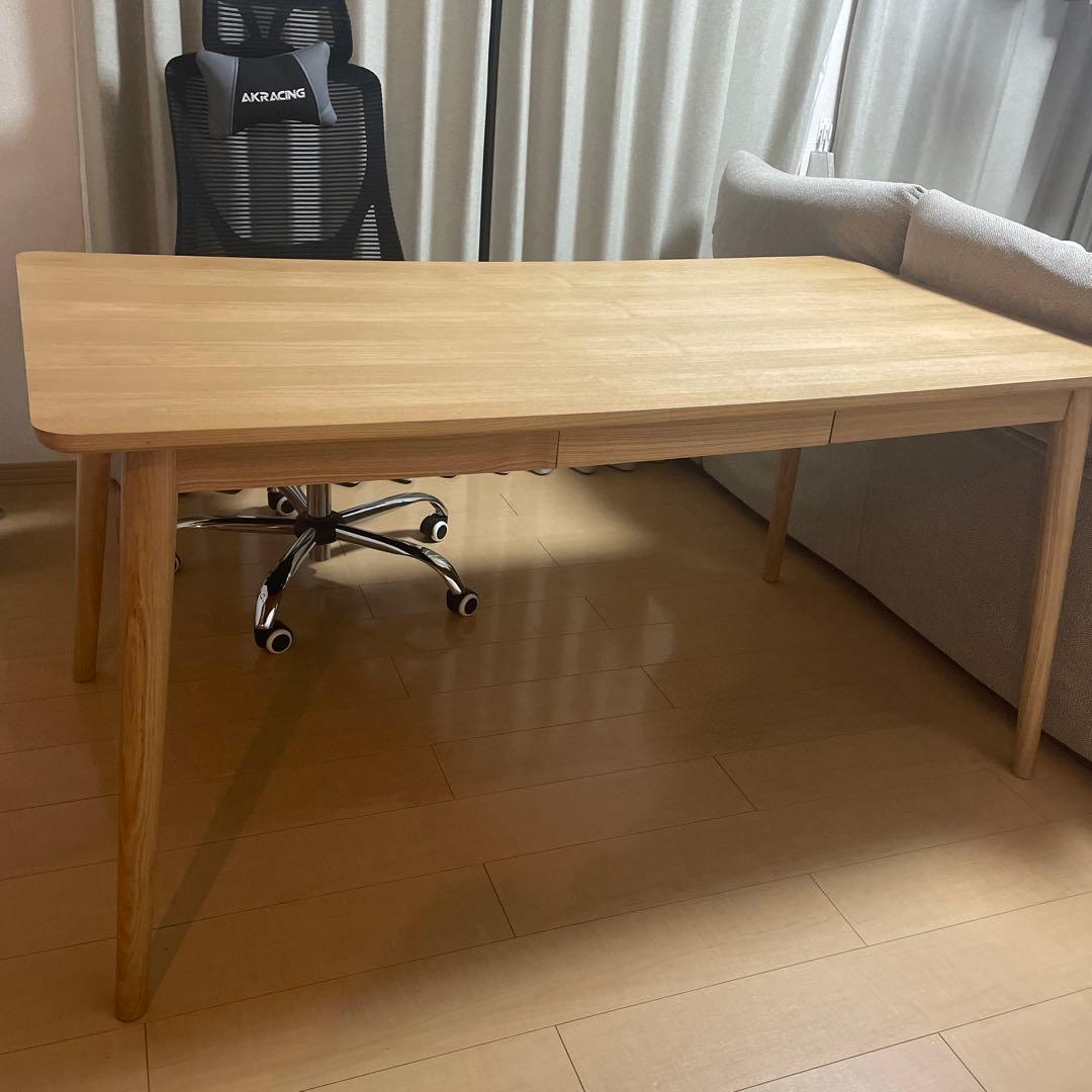 【美品】ダイニングテーブル Henry 木製 150cm