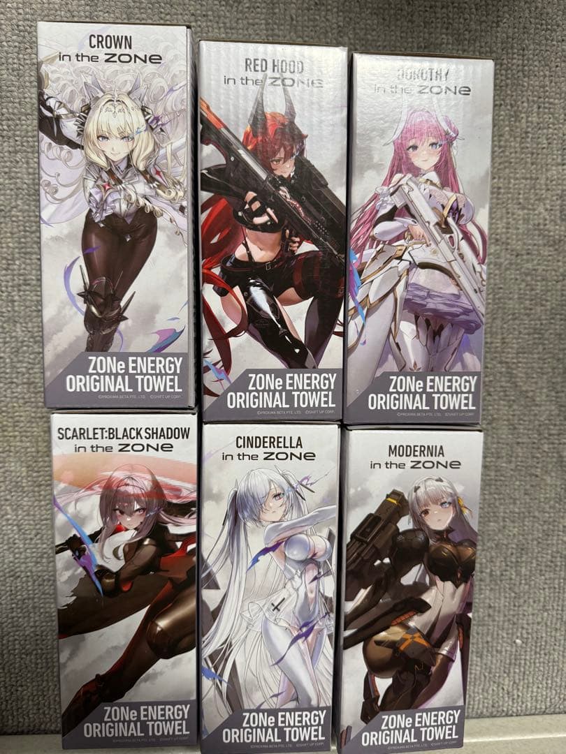 勝利の女神NIKKE zoneコラボタオル 全種セット