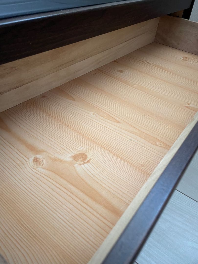 【エママットレス付き】シングルベッド 配送込み