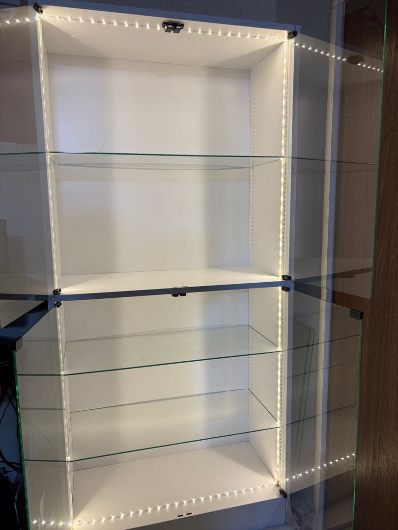 【JAJAN】フィギュア　コレクションラック　ワイド ハイタイプ