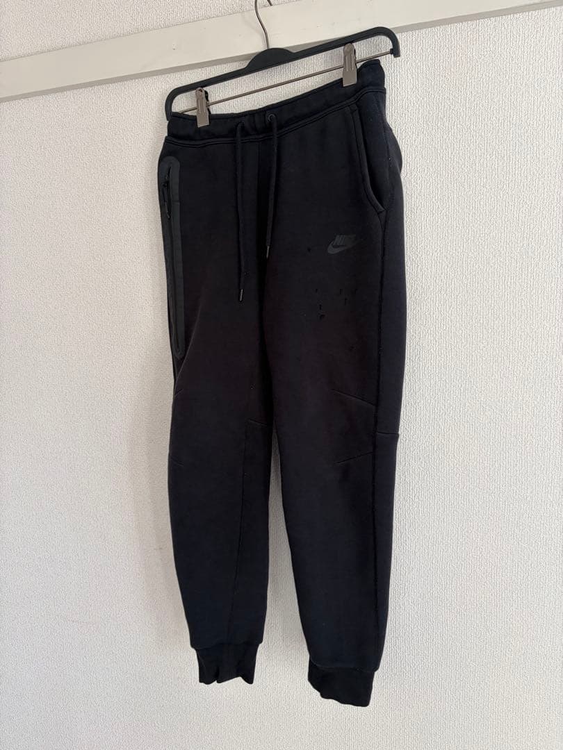 ナイキテックフリース　セットアップ　上下　ブラック　Sサイズ 赤タグ