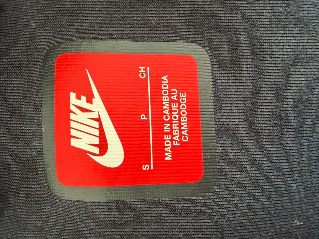 ナイキテックフリース　セットアップ　上下　ブラック　Sサイズ 赤タグ