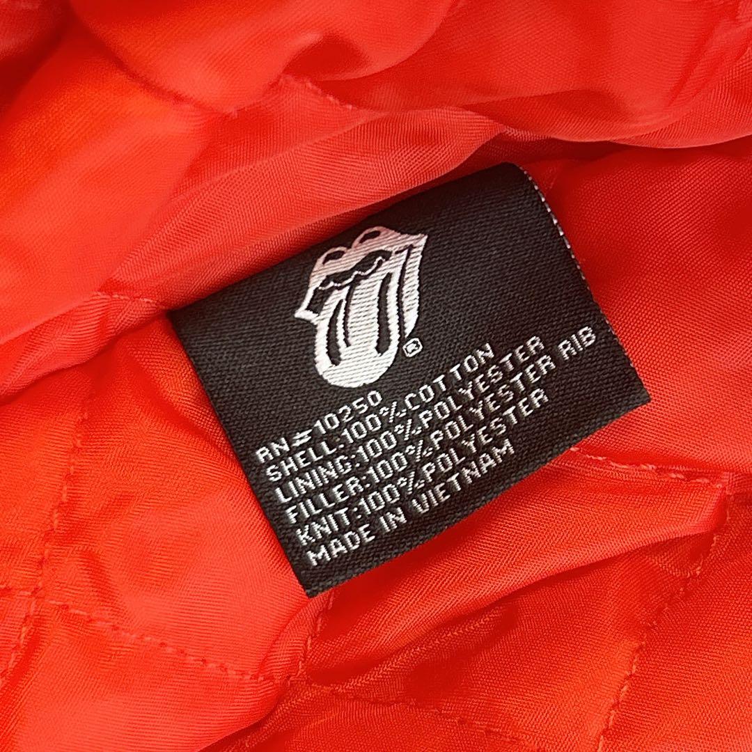 新品タグ付き ザ ローリングストーンズ　スタジャン　ＧＲＲＲ！【M】赤 レッド