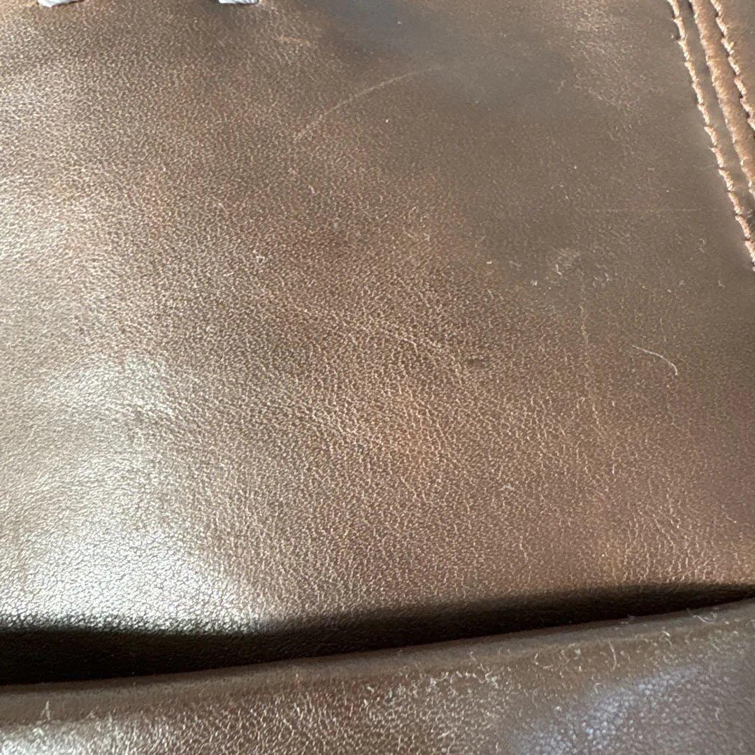 genten レザーボストンバッグ