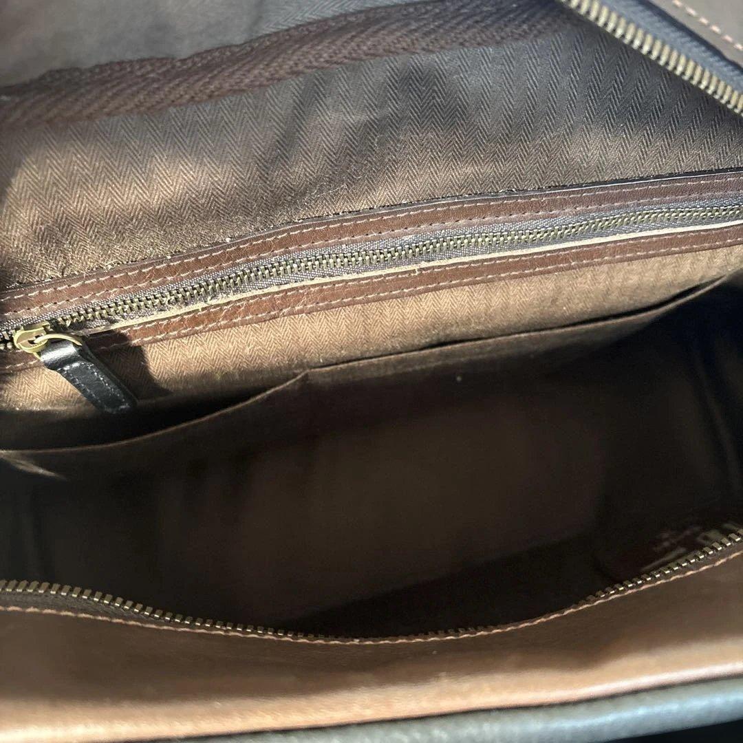 genten レザーボストンバッグ