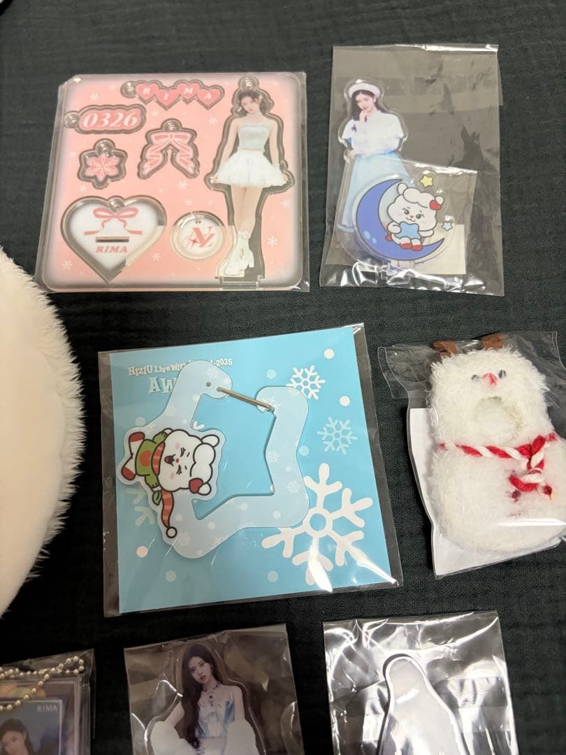 NiziU リマ ラーヌ ブランケット マスコットキーホルダー アクスタ ベルト