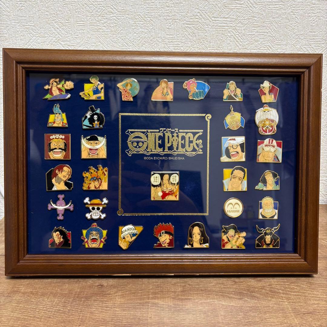 ワンピース ONE PIECE 20周年記念 ピンズセット ピンバッジ 額装版