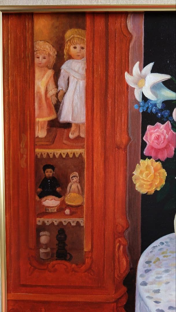 人見友紀　逃亡画家　油彩画　油絵