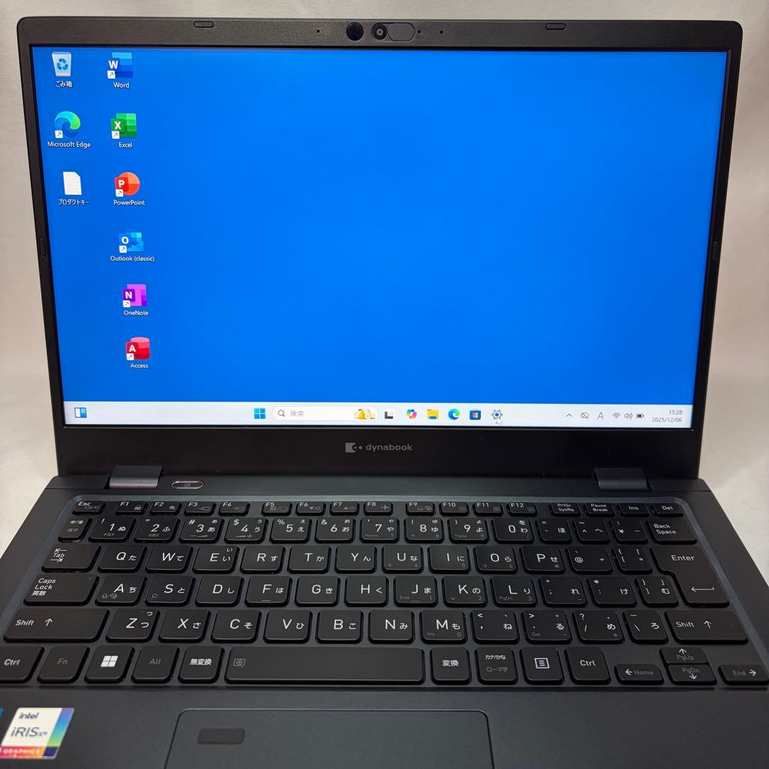 美品 dynabook G83/HV 11世代 i5 16GB FHD オフィス