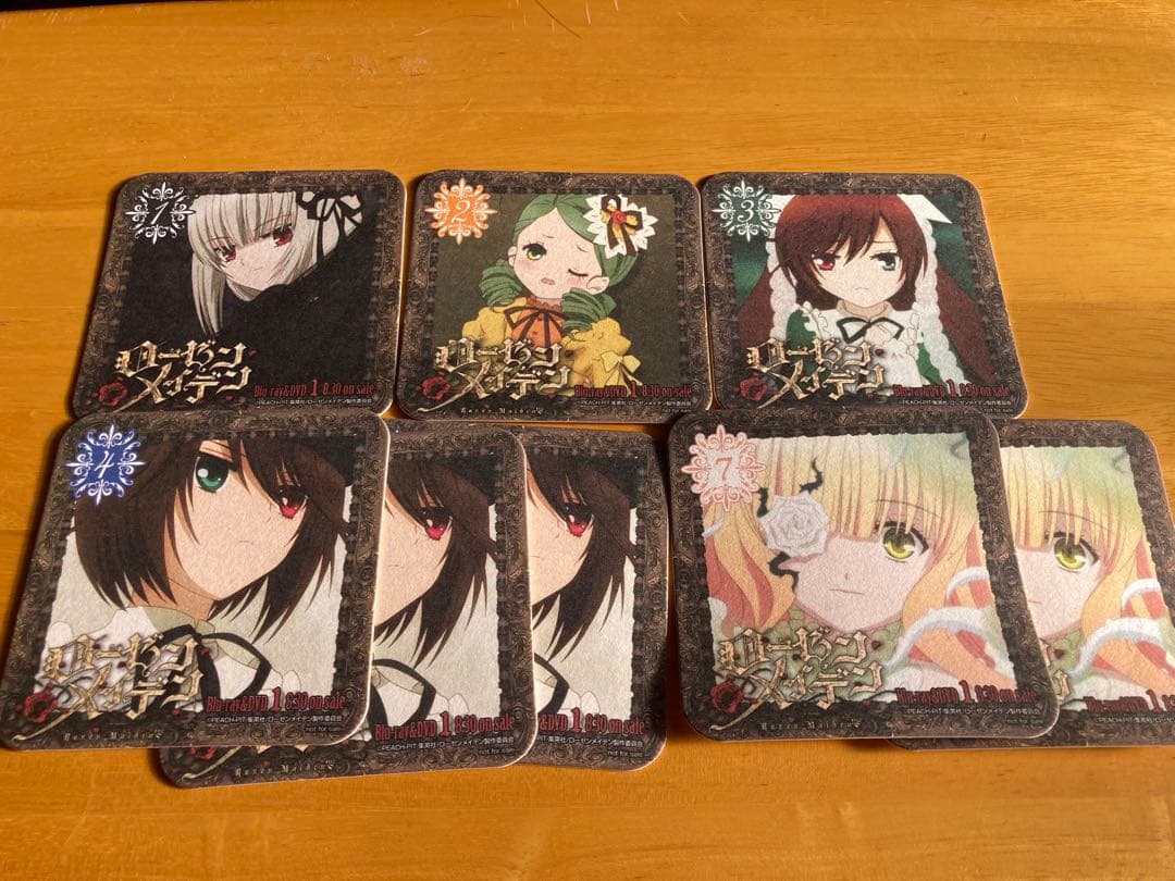大**様 ローゼンメイデン　コースター/ポストカード/缶バッジ
