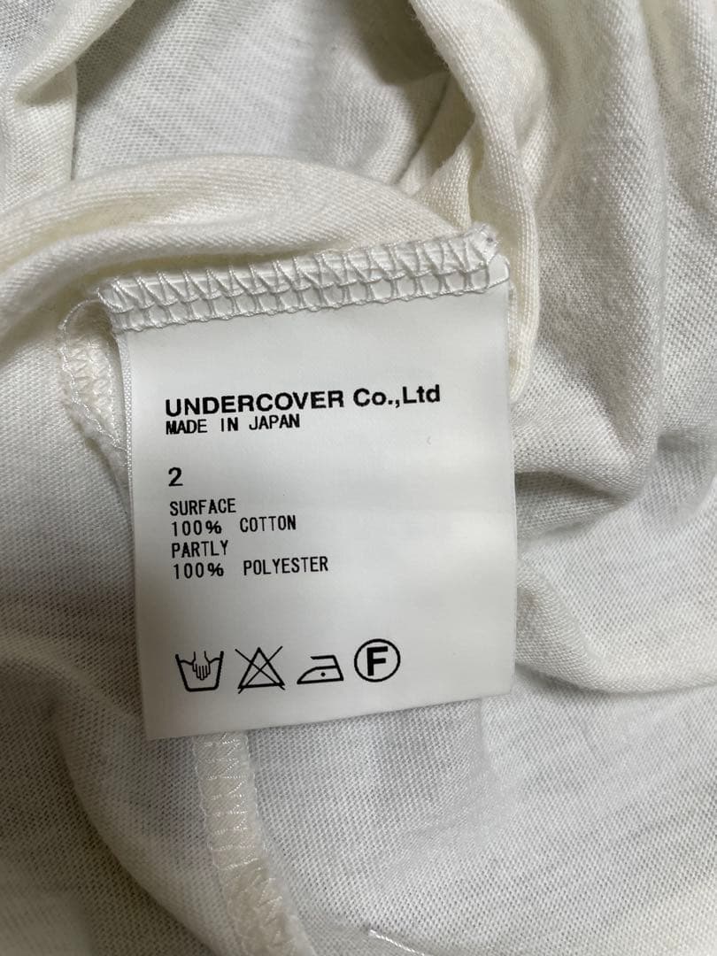 UNDERCOVERISM ホワイト Tシャツ 希少サイズ2 /アンダーカバー