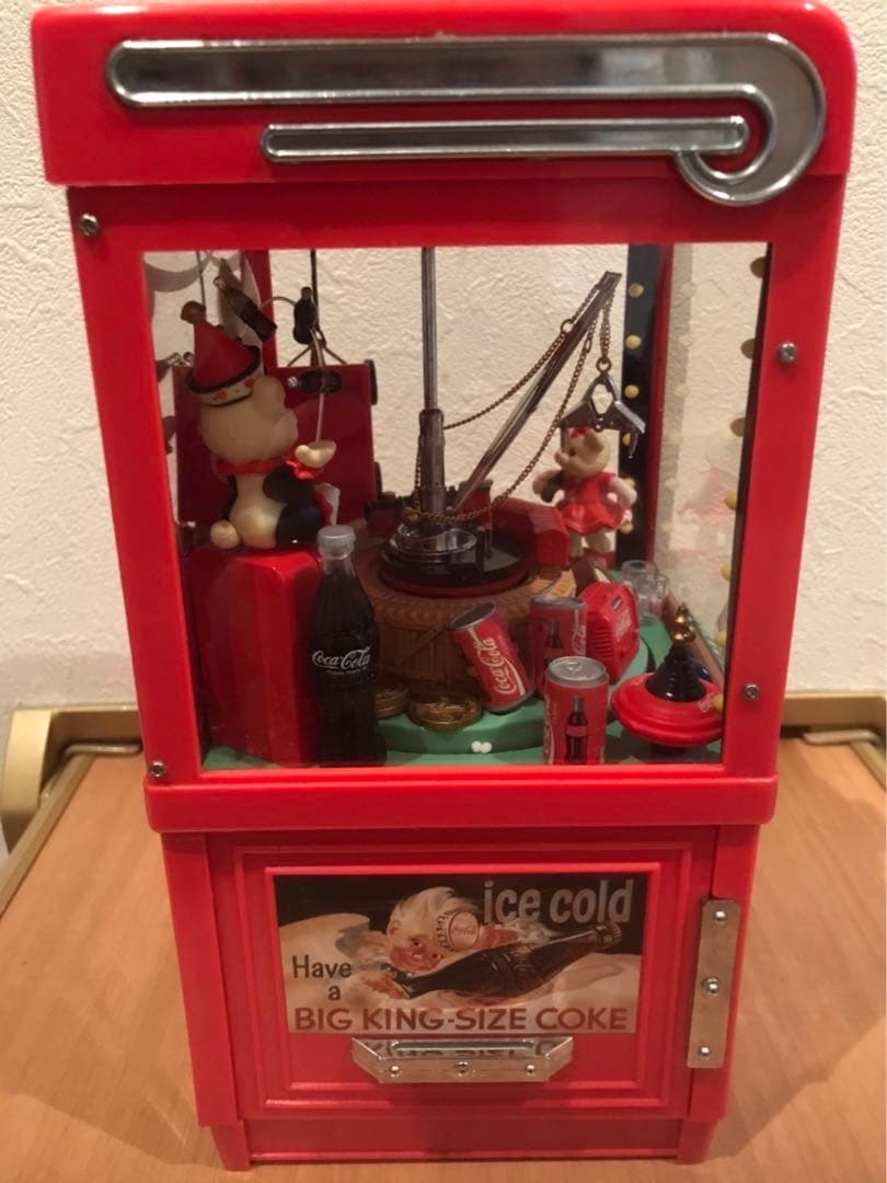 希少‼︎ コカコーラ　クレーンゲーム型　オルゴール　貯金箱