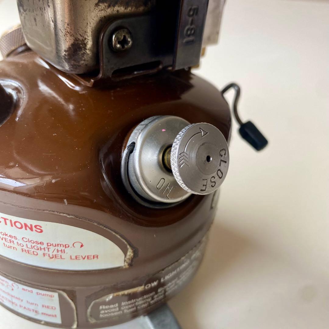 Coleman PEAK 1 MODEL 400 茶コールマンバーナー ピーク1