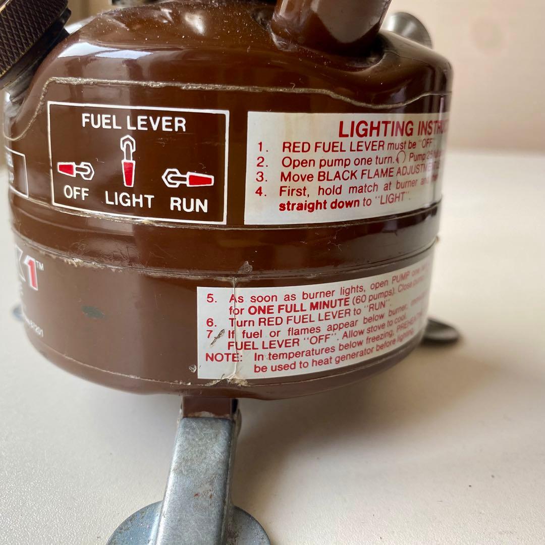 Coleman PEAK 1 MODEL 400 茶コールマンバーナー ピーク1