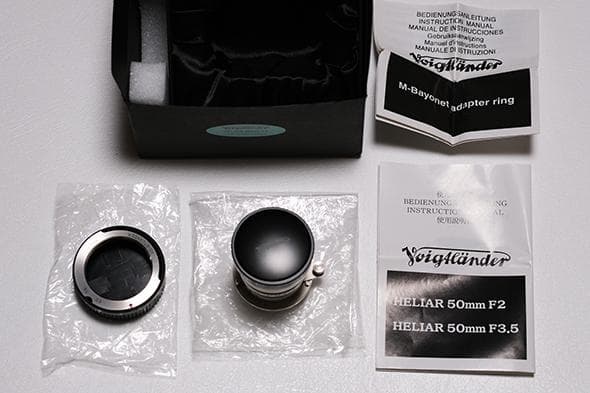 【希少新品】Voigtlander Heliar 50mm f2 ライカL