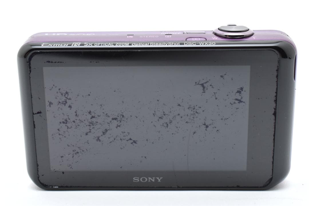 【美品】SONY Cyber-shot DSC-WX30 バイオレット