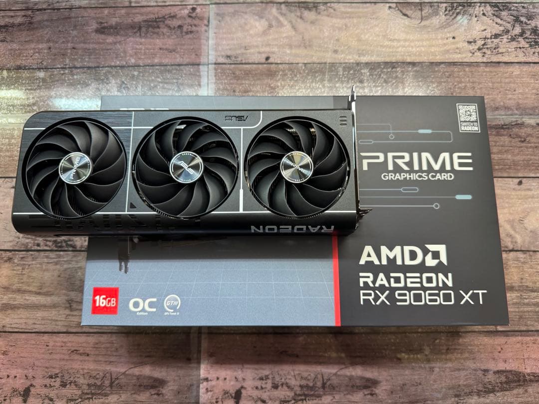 ASUS Radeon RX 9060 XT 16GB 使用期間２カ月