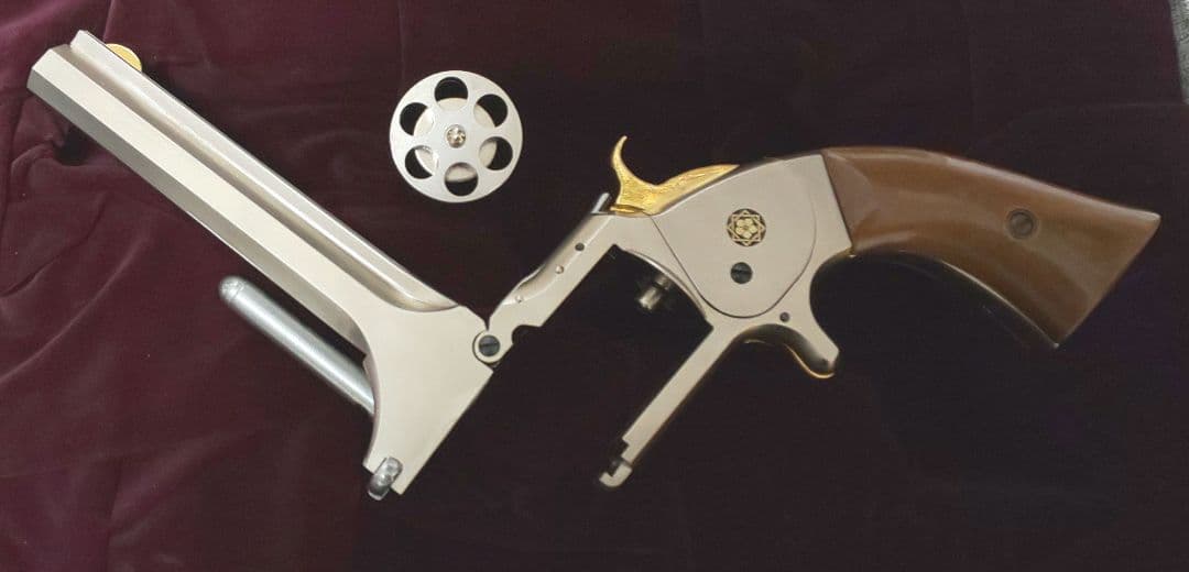 スミス＆ウェッソンNo.2リボルバー『坂本龍馬の拳銃』桔梗紋入り限定モデル