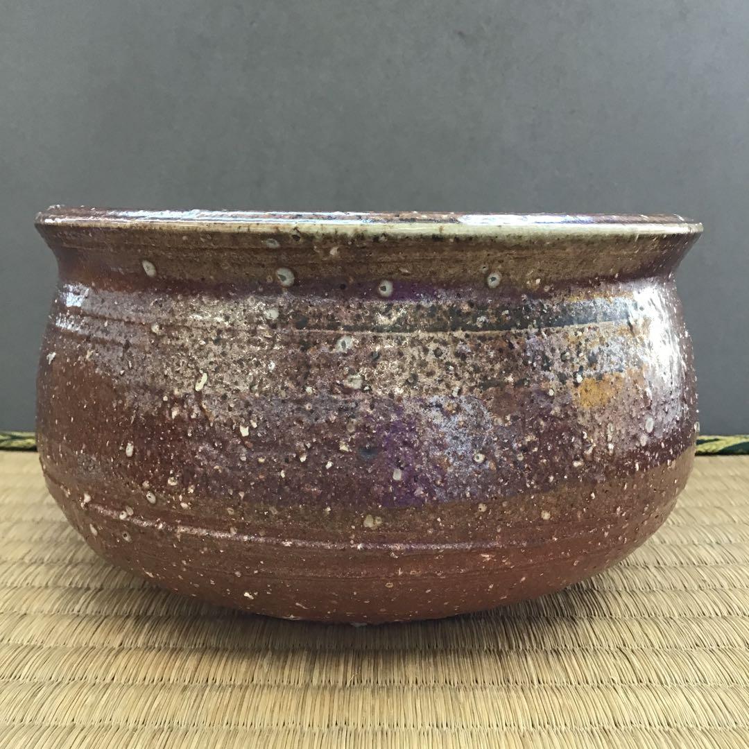 茶道具 建水 信楽焼 高橋 楽斎 共箱 直径約 145ミリ 高さ80ミNo.14