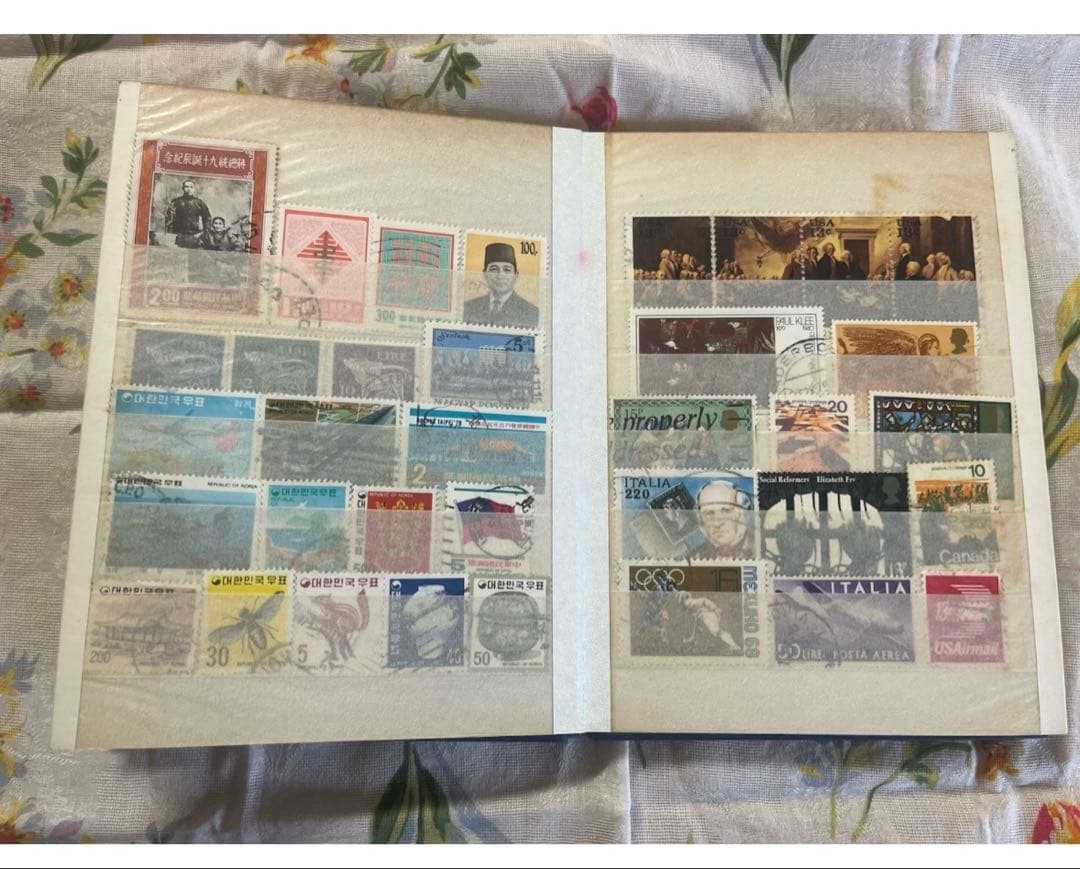 使用済切手コレクションアルバム