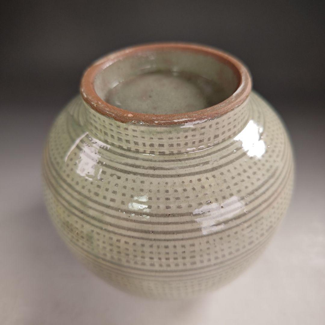 ウ294 水指『福森比路志』『三島芋頭水指　共箱』茶道具