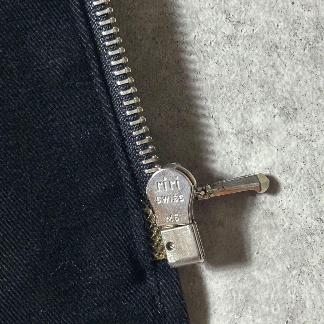 希少 agnes b homme コットン八の字ブルゾン ブラック riri