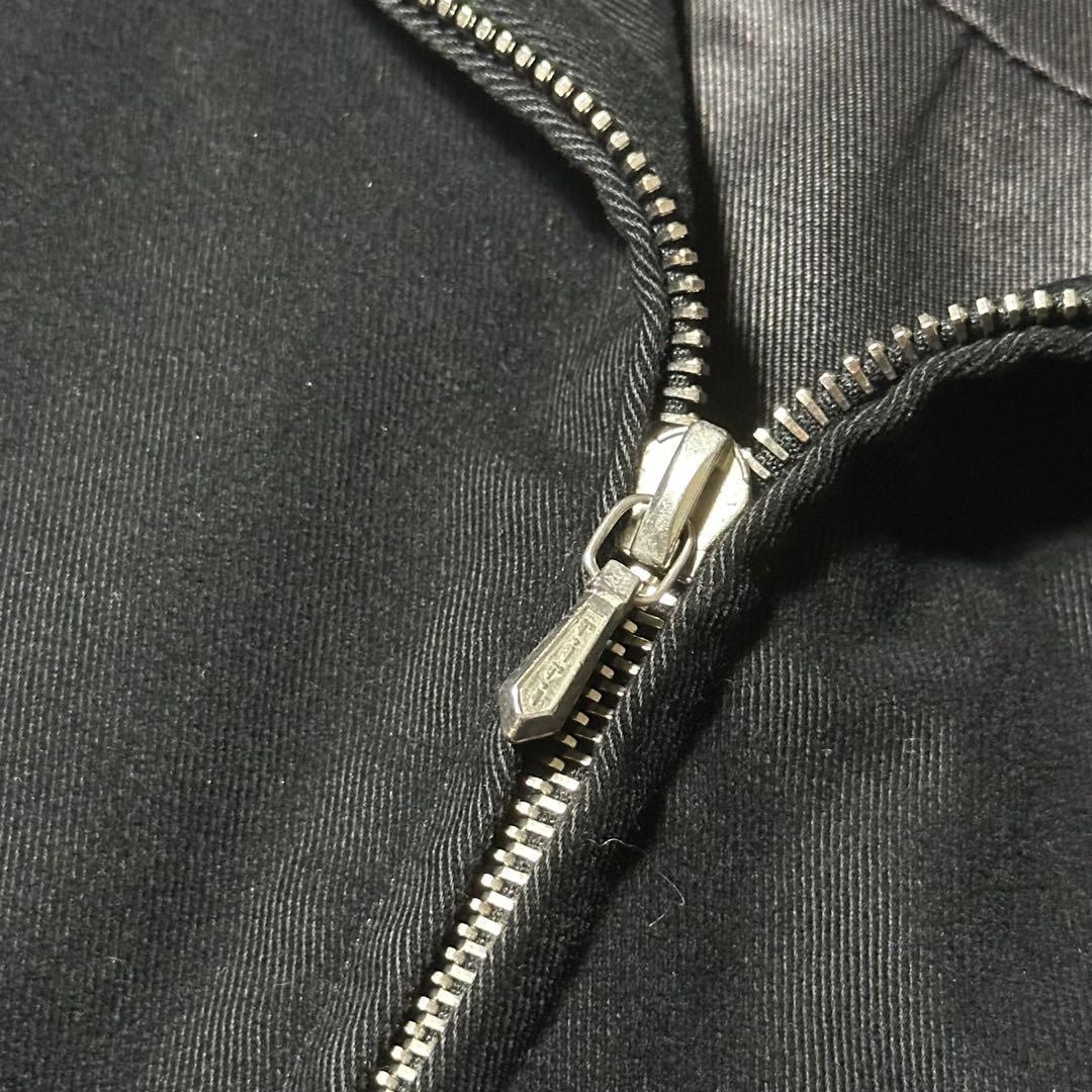 希少 agnes b homme コットン八の字ブルゾン ブラック riri