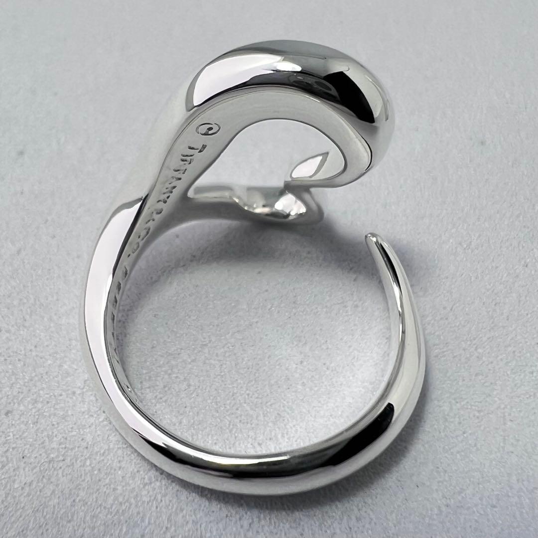 ティファニー　オープンハートリング(ラージ)10号　シルバー925