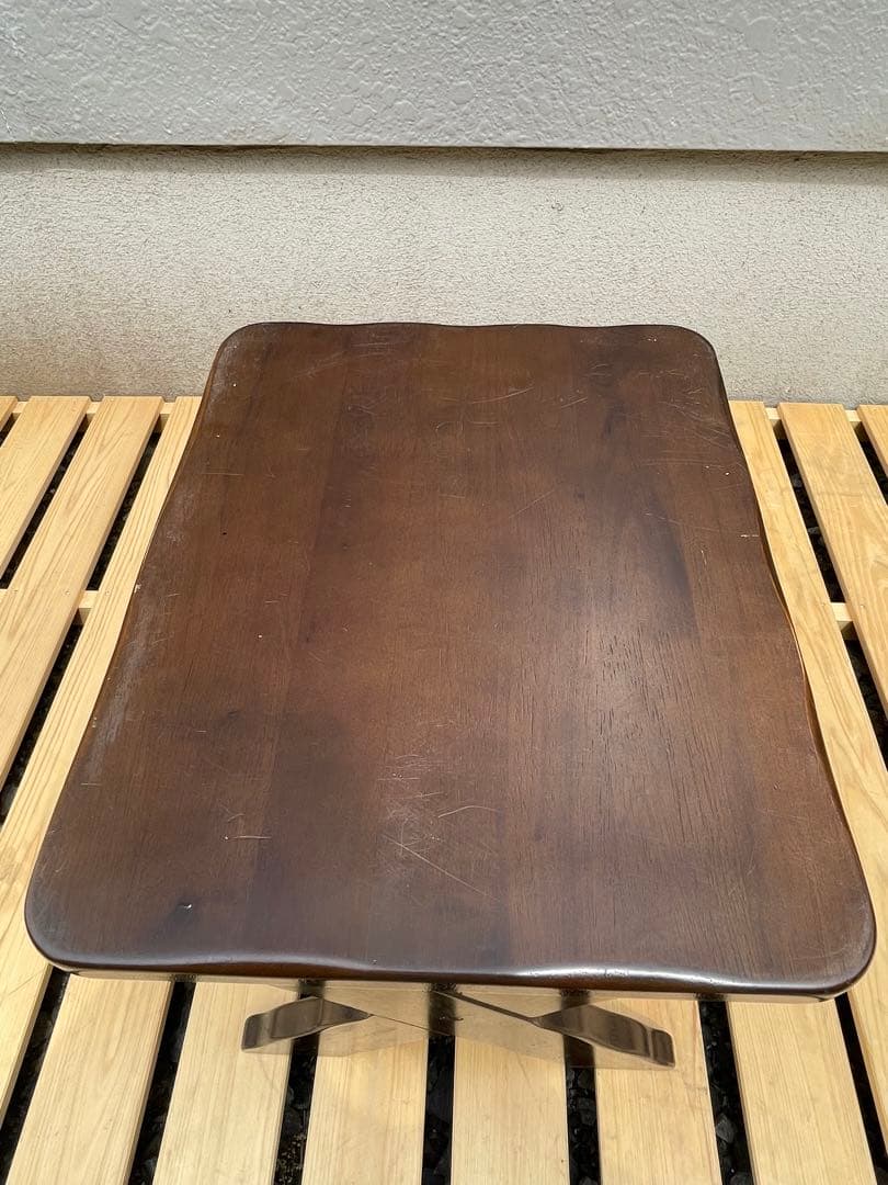 カリモク家具　ルスティック　スツール　椅子　サイドテーブル