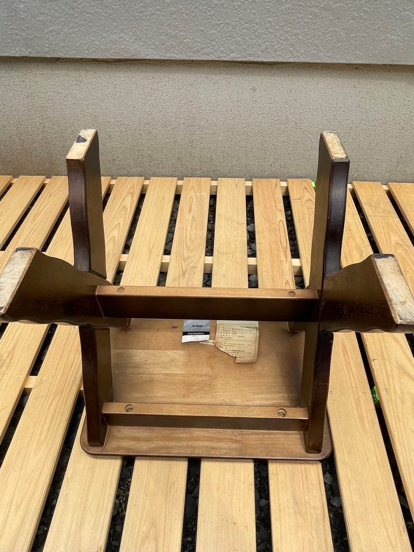 カリモク家具　ルスティック　スツール　椅子　サイドテーブル