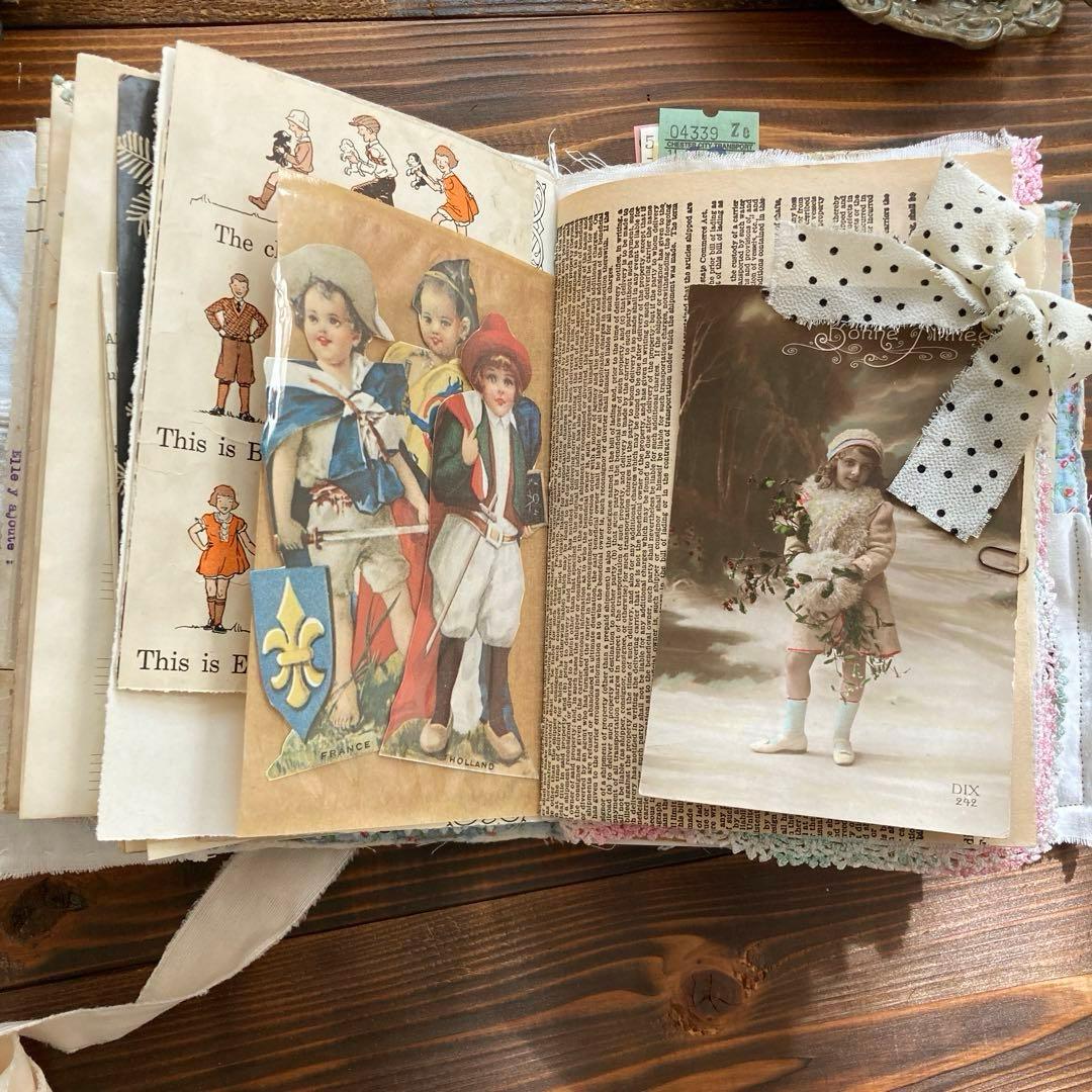 junkjournal ジャンクジャーナル雑記帳　エフェメラセット