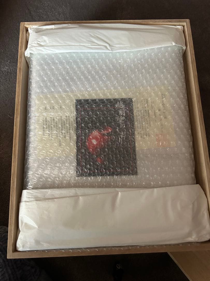 ♡再お値下げタイム ♡越前塗り　♡希少価値　富士山デザインの漆器文箱