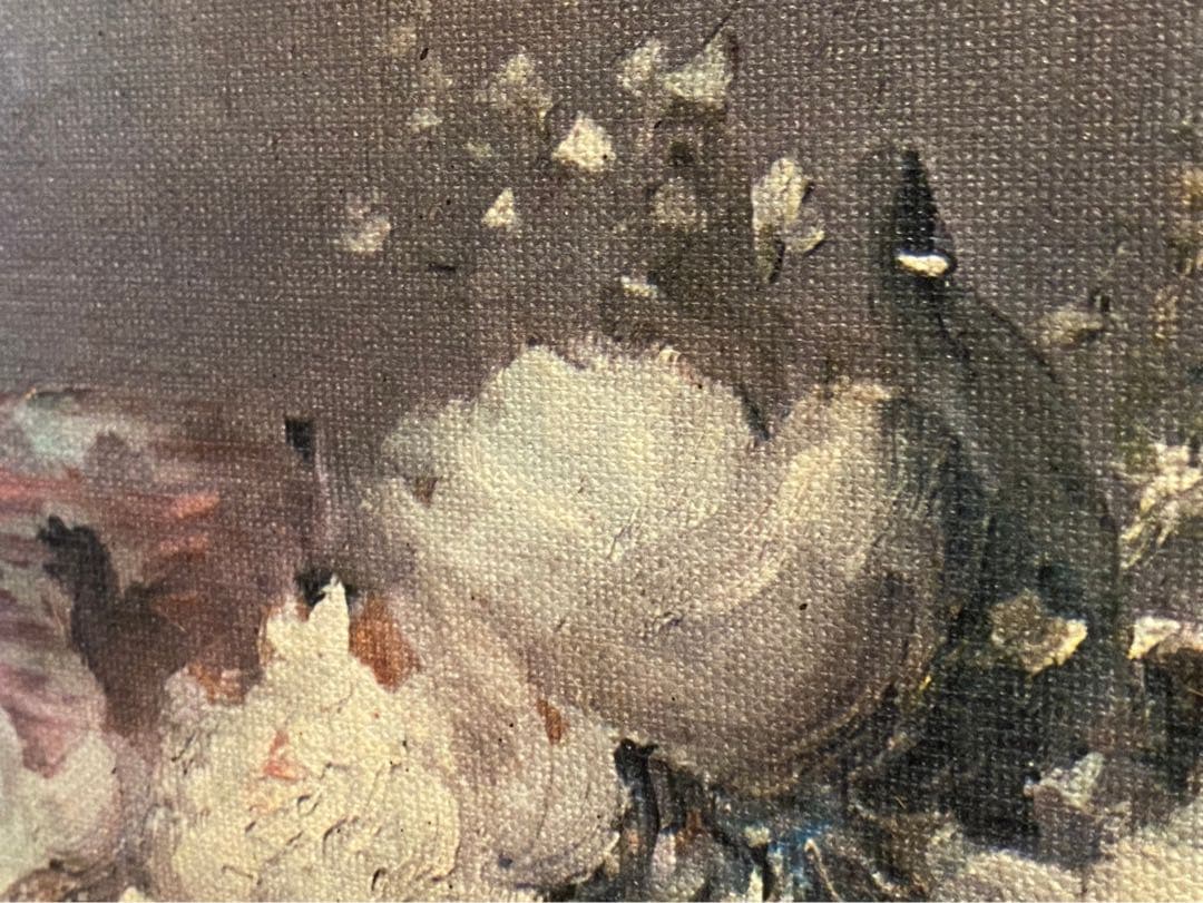 マルセルディフ Marcel Dyf シャクヤクとバラ 額縁 インテリア