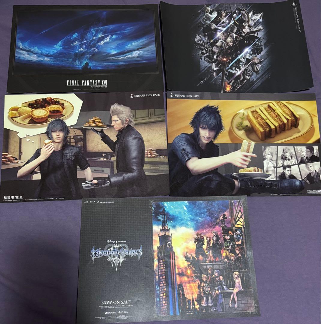 スクエニカフェ　ランチョンマット15枚　その他　まとめ売り